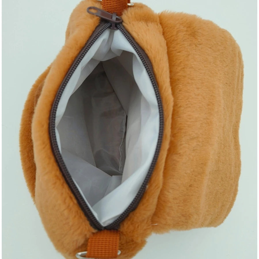 Capybara Plush Backpack Kawaii Fashion Plushie Doll Fur Pendant Children's