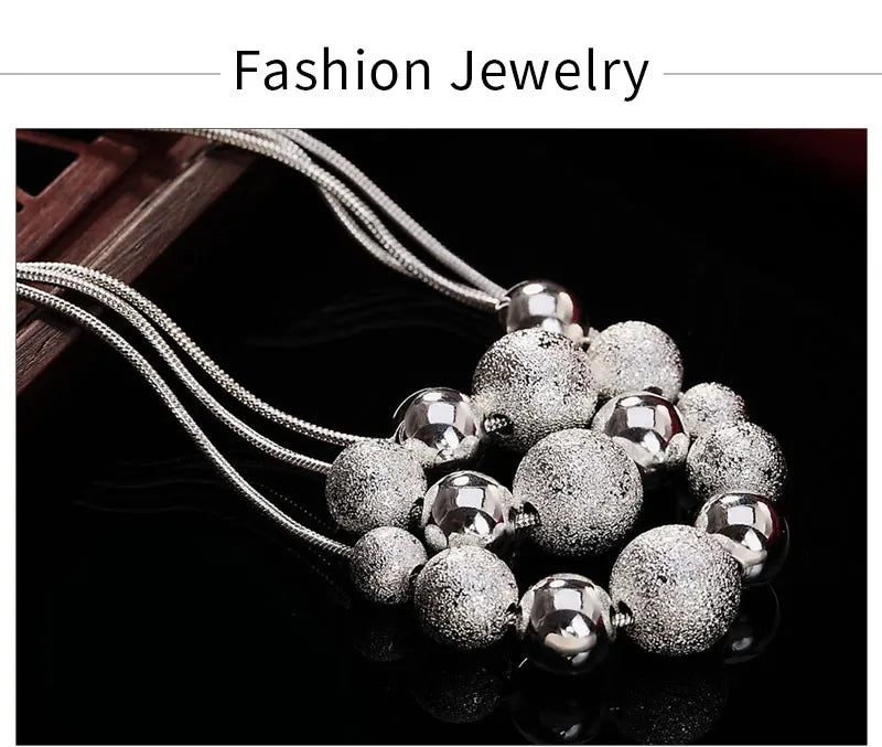 Elegant Classic Blue Zirconia 925 Silver Jewelry Set