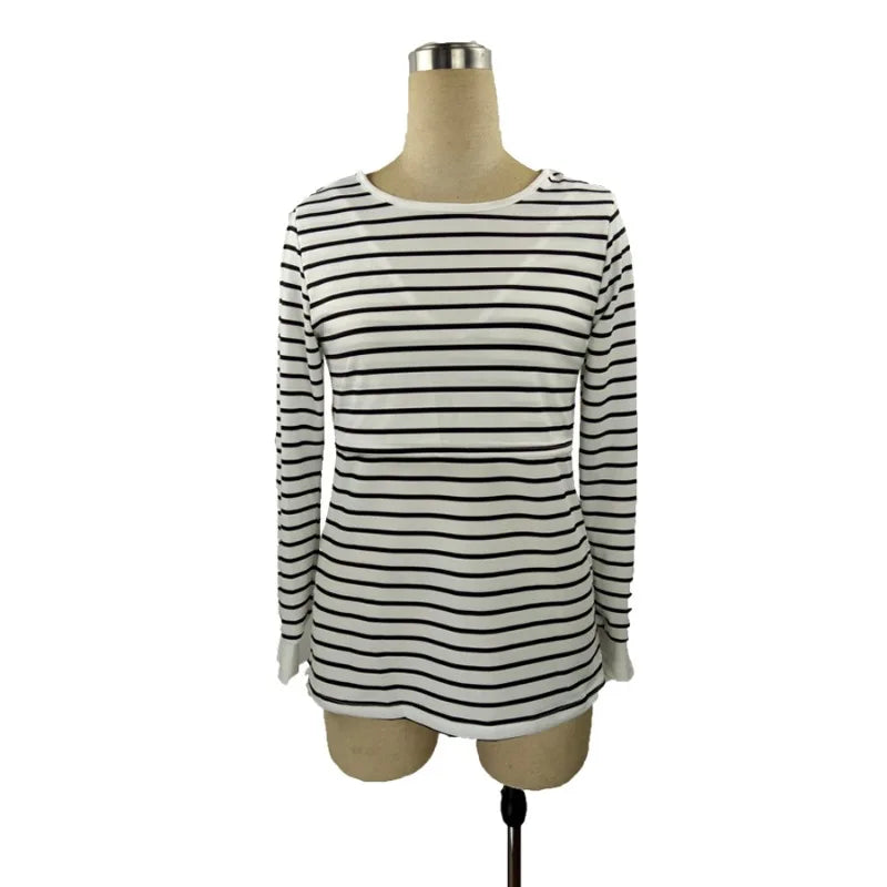 Multifunctional Breastfeeding T-shirt for Spring and Autumn Women's