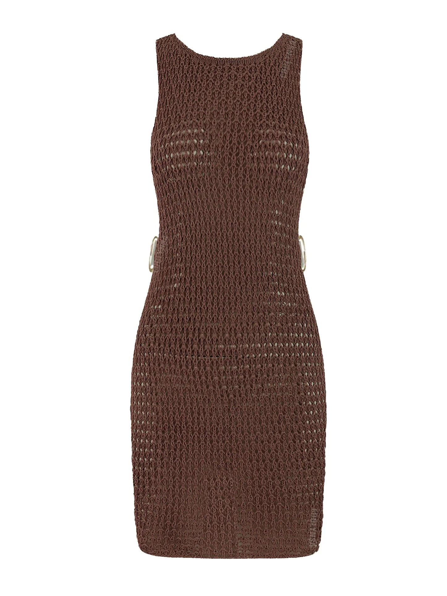 One-Shoulder Cut-Out Corset Mini Dress.