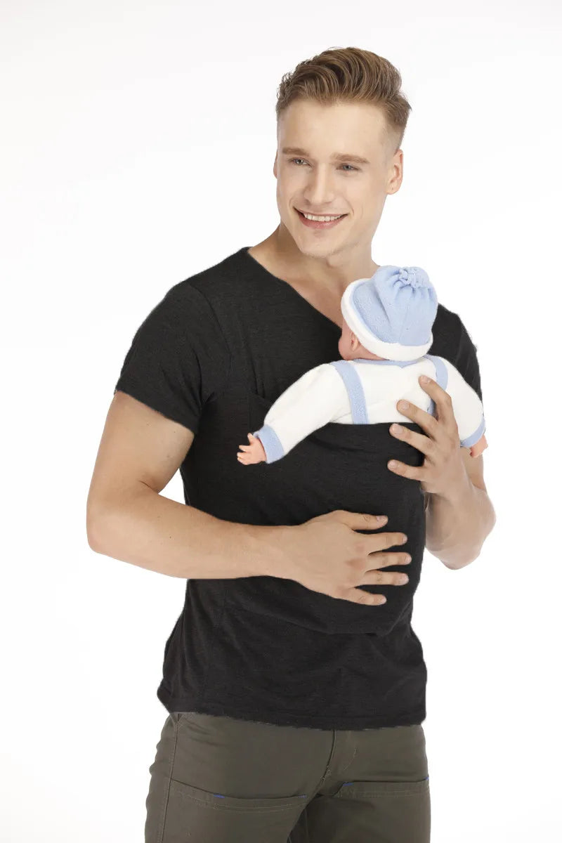 Safety Kangaroo Pocket T-Shirt Baby Carrier