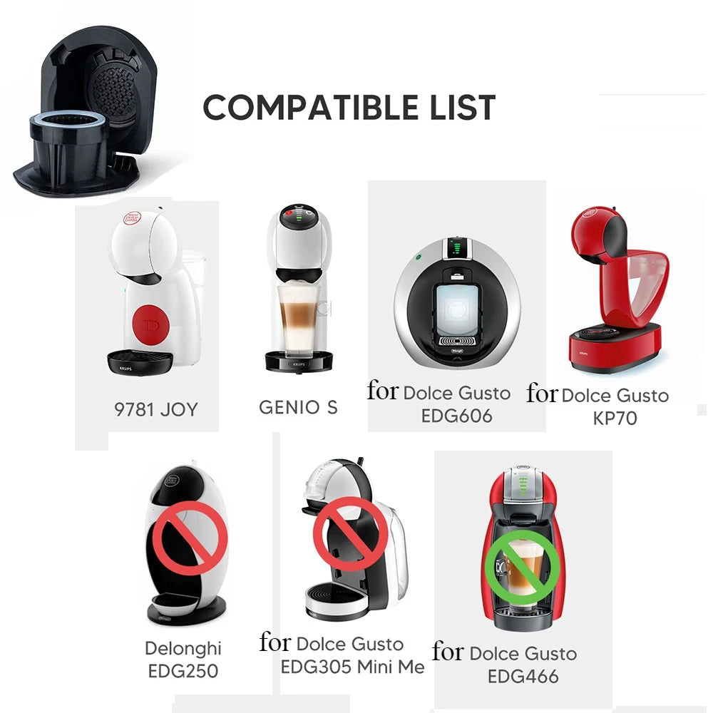 Capsule Adapter For Nespresso Original Capsules Convert forDolce Gusto Crema