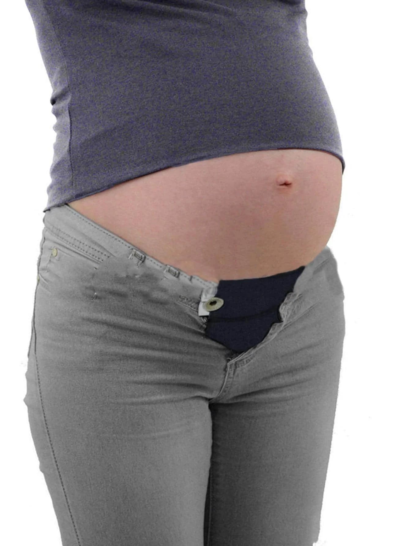 Women Adjustable Elastic Maternity Pregnancy Waistband Belt Waist Extender