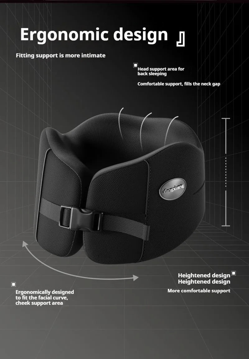 Memory Foam U-shaped Pillow Travel Neck Pillow Soft Comfortable