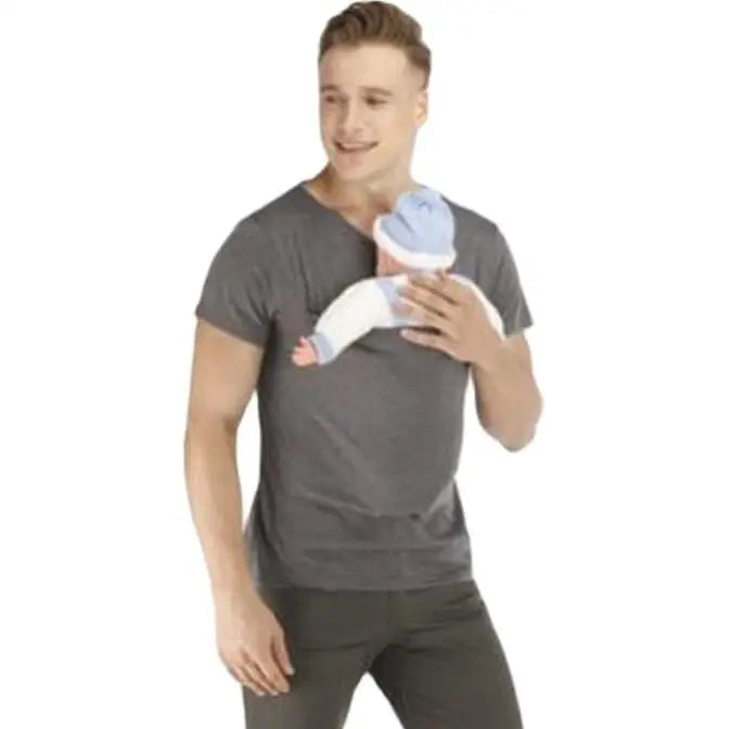 Safety Kangaroo Pocket T-Shirt Baby Carrier