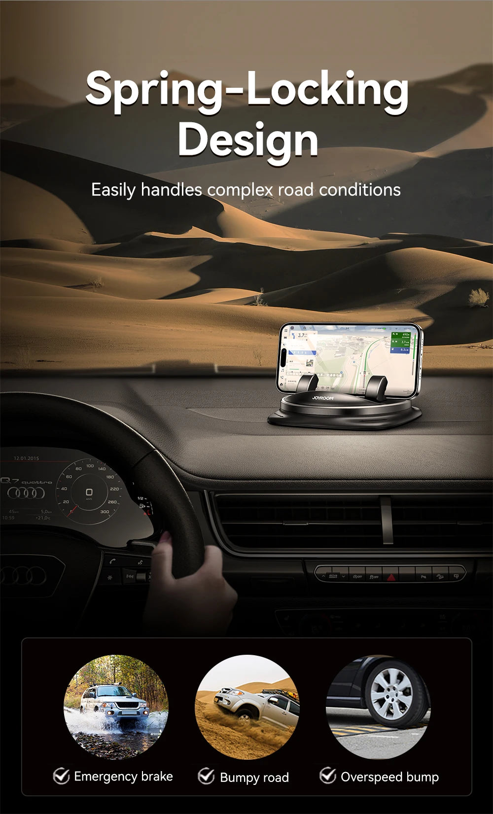 Joyroom Dashboard Car Phone Holder Universal 360° Rotation