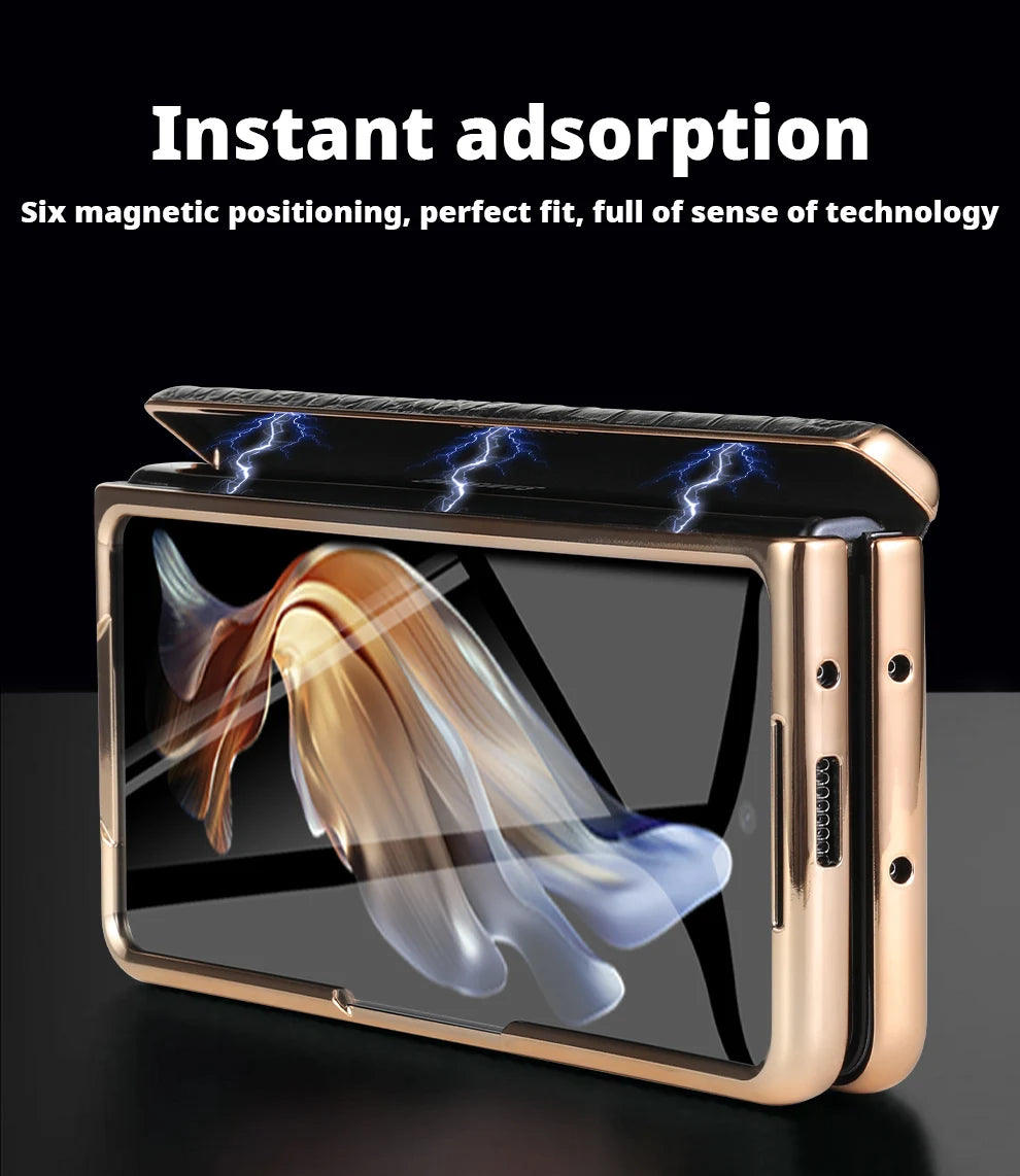 LANGSIDI Leather Case Leather for Samsung Galaxy Z Fold 6 5 4 3