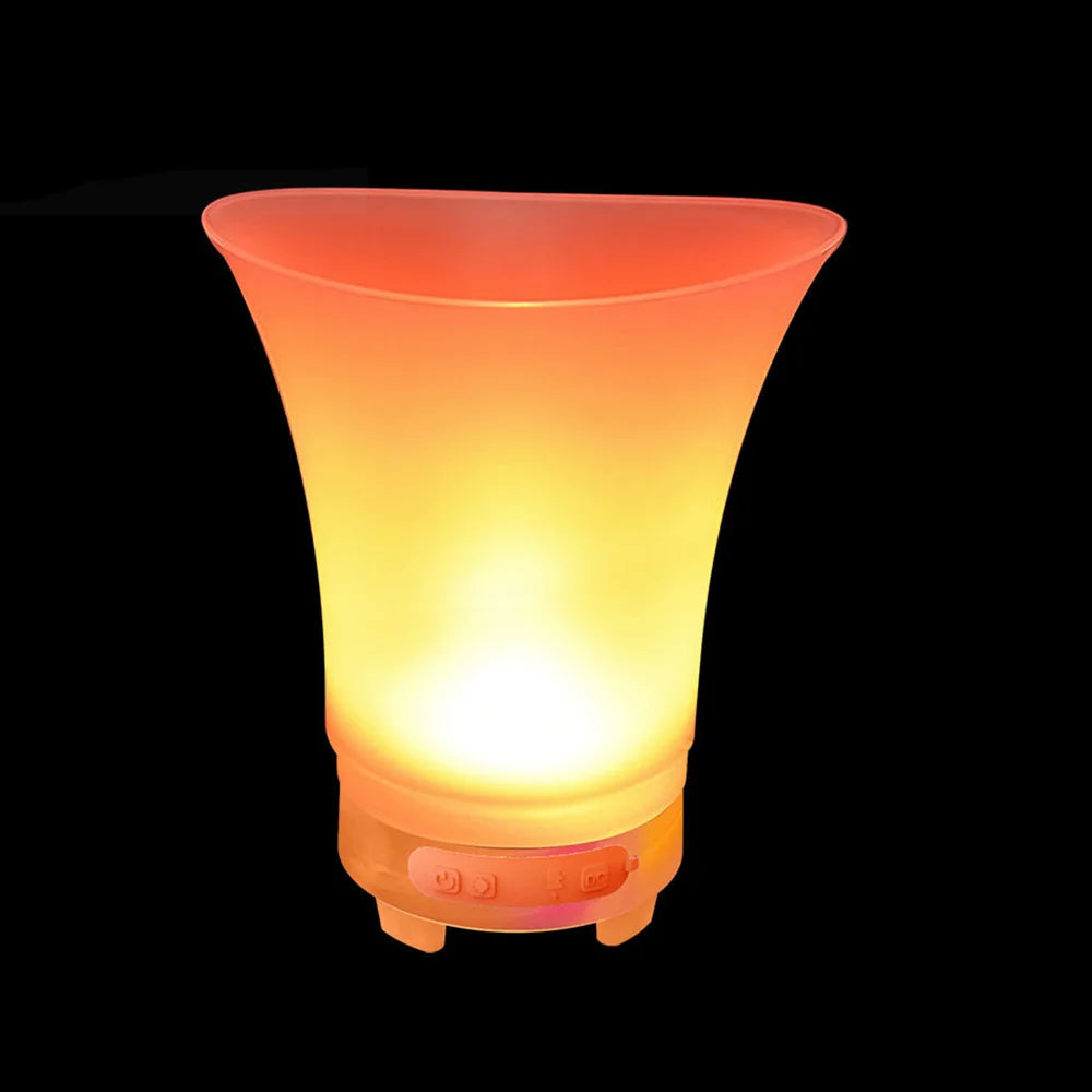 5L RGB LED Ice Bucket with Bluetooth speaker Waterproof Plastic Light Up Champagne beer