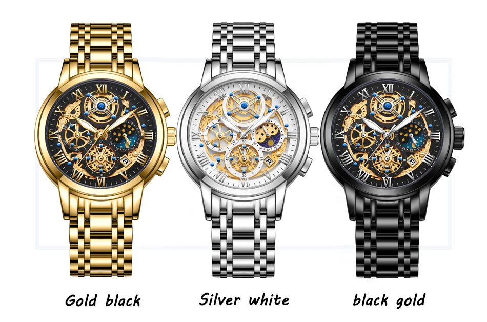 Elevate Your Style with the LIGE Luxury Gold Women’s Watch!
