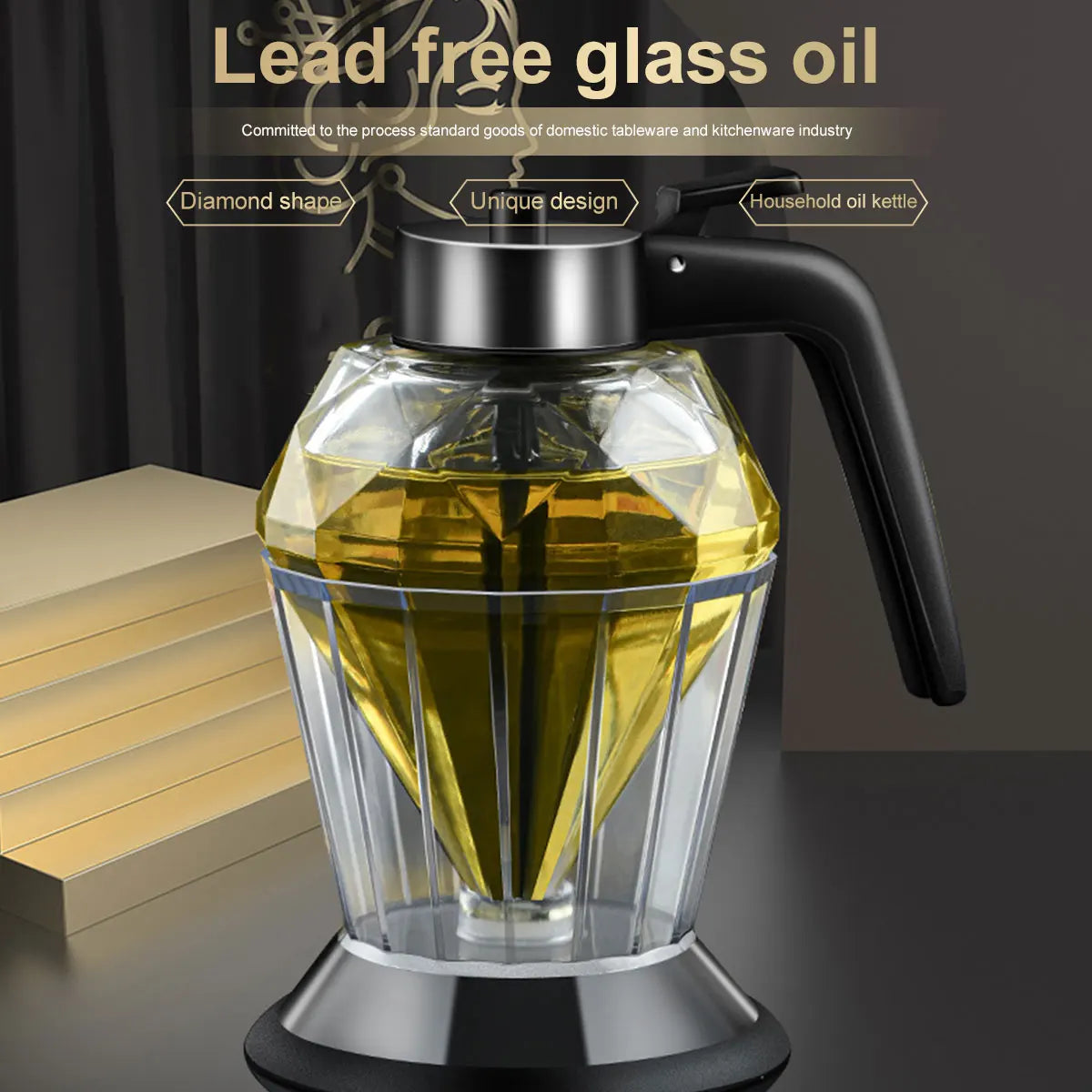200ML No Drip Honey Dispenser with Stand