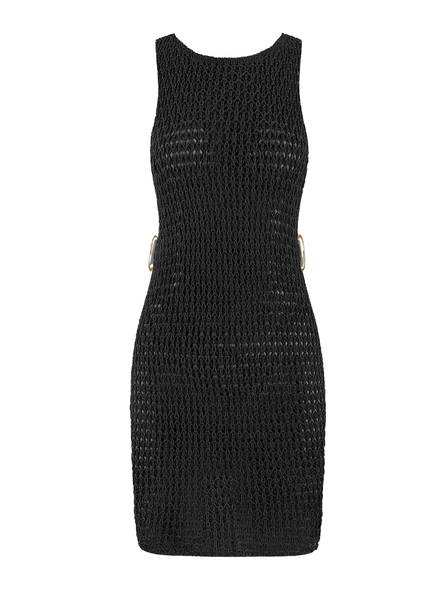 One-Shoulder Cut-Out Corset Mini Dress.