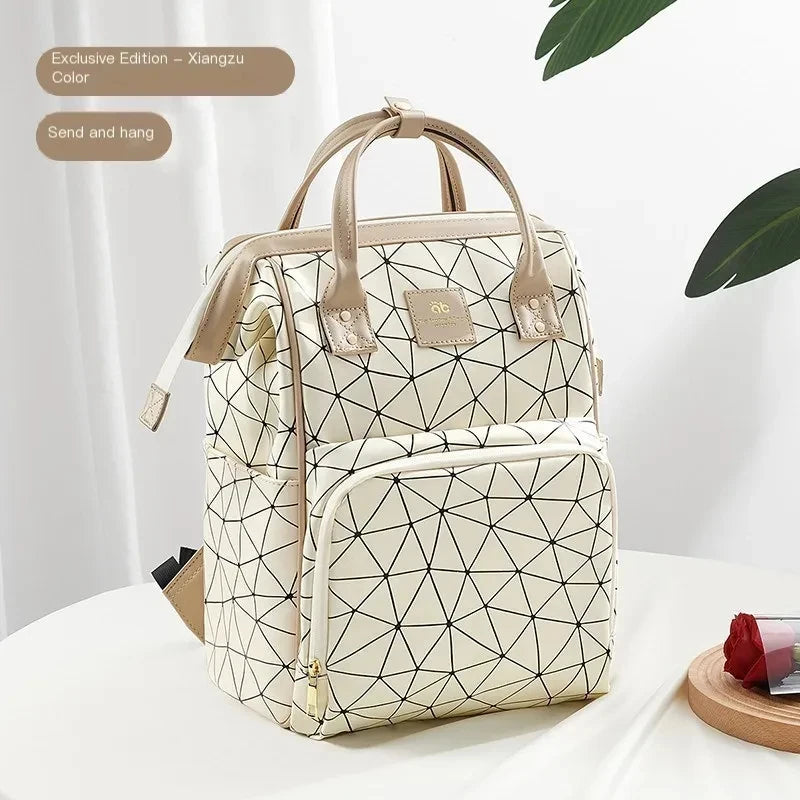 AIBEDILA Mommy Bag Impermeável USB Grande