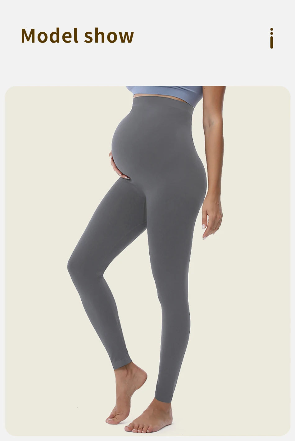 Abdominal Support High Elasticity Hip Lifting Leggings Pregnancy Clothes