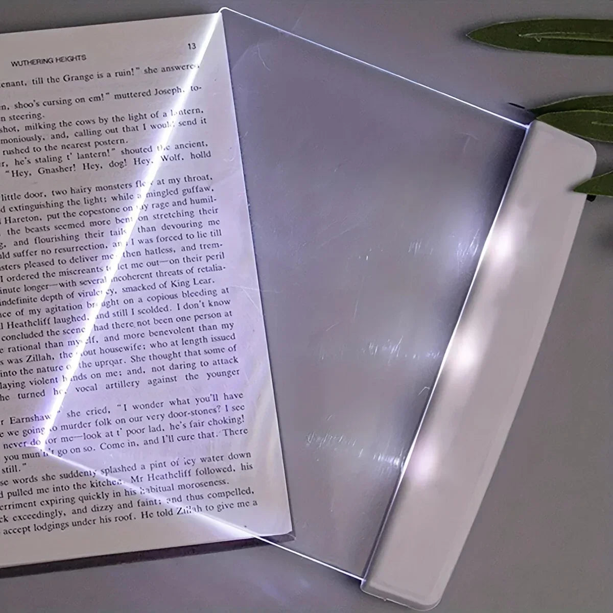 1pc LED Flat Panel Night Vision Reading Light Eye Protection