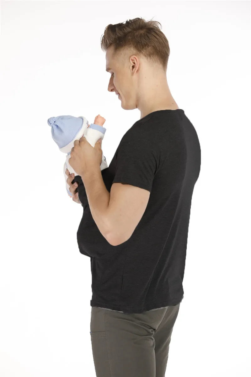 Safety Kangaroo Pocket T-Shirt Baby Carrier