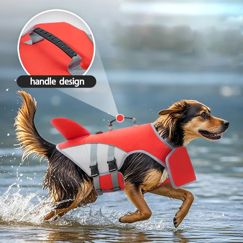 New Pet Swimming Life Jacket – Shark Fin Safety Vest for Dogs