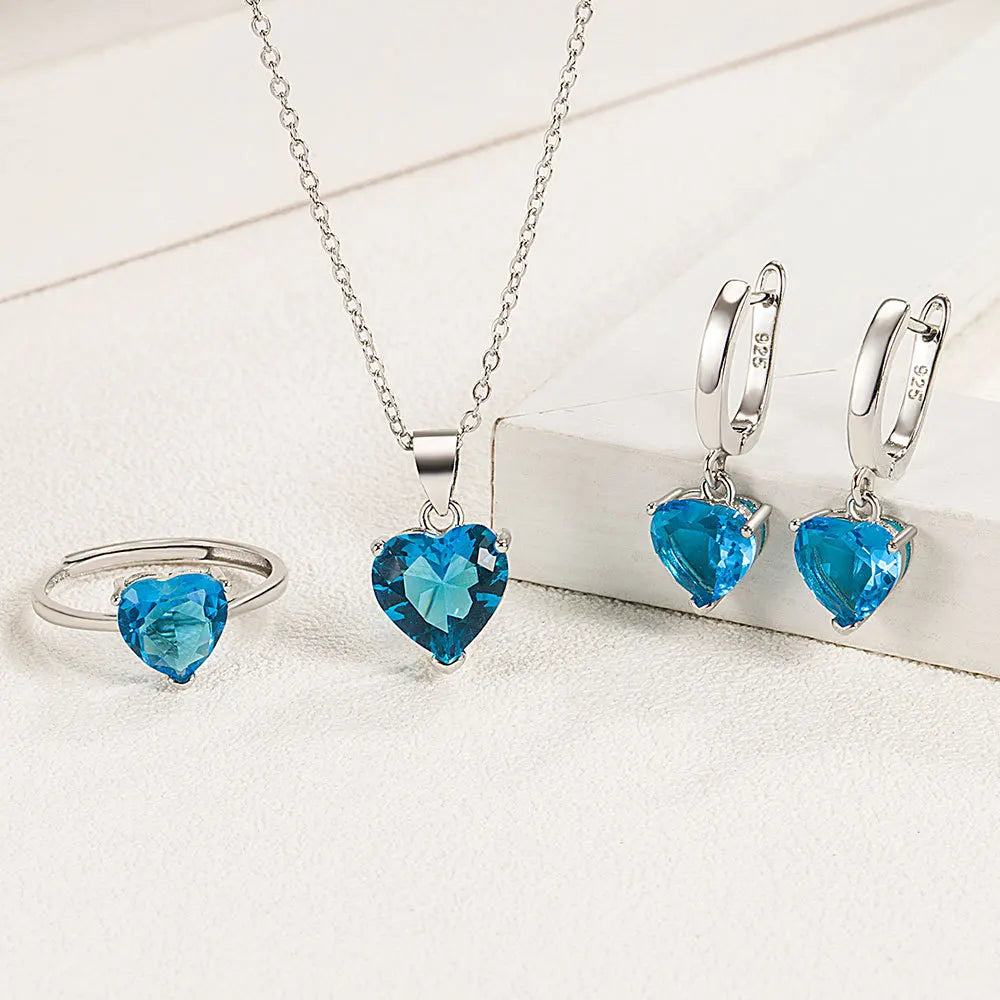 Elevate Your Elegance with Our 925 Sterling Silver Jewelry Set!
