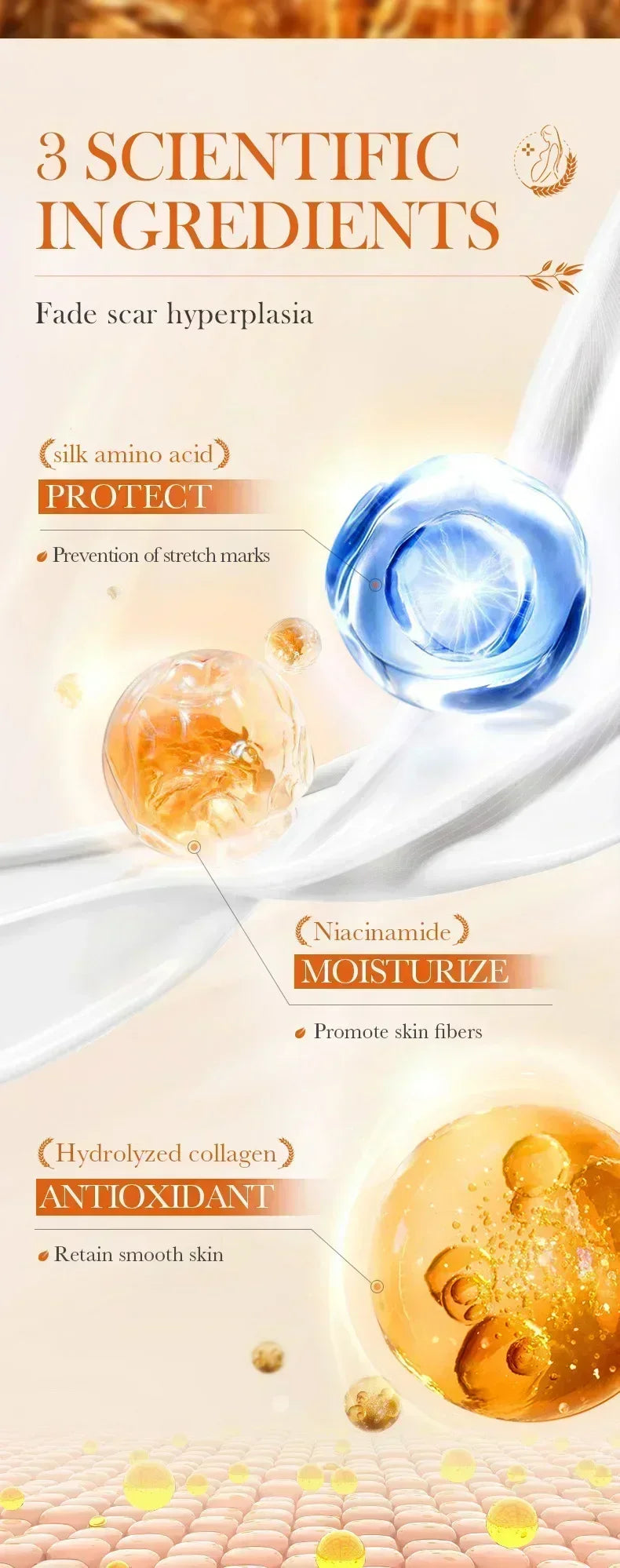 Maternity Stretch Mark Permanent Removal cream Brighten Anti-Winkle