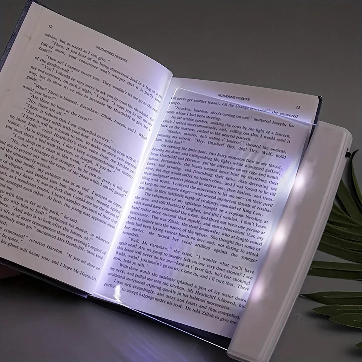 1pc LED Flat Panel Night Vision Reading Light Eye Protection
