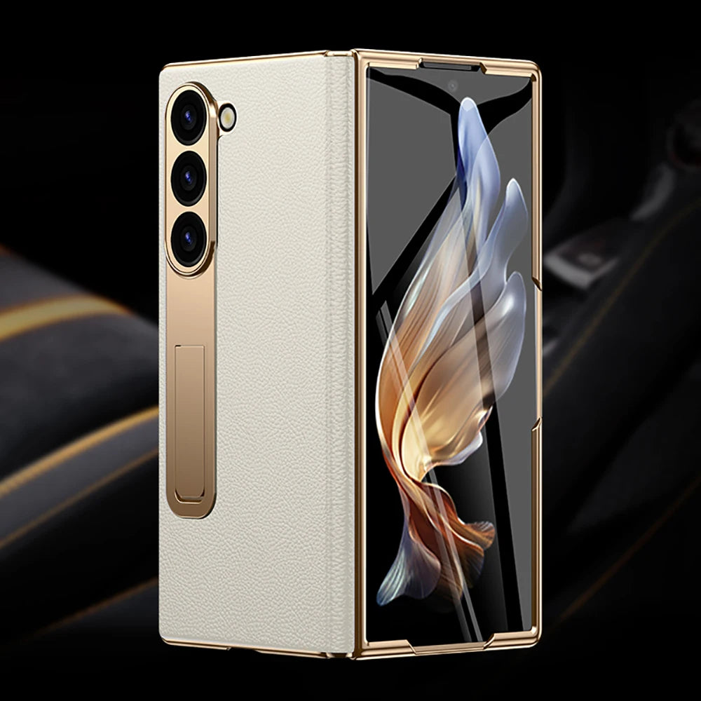 LANGSIDI Leather Case Leather for Samsung Galaxy Z Fold 6 5 4 3