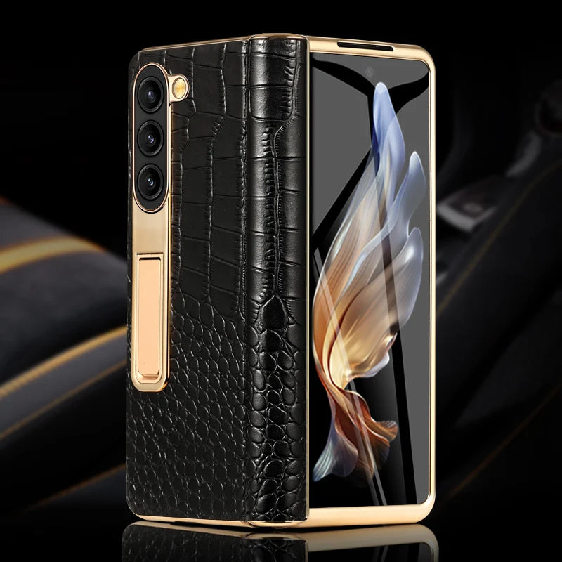 LANGSIDI Leather Case Leather for Samsung Galaxy Z Fold 6 5 4 3
