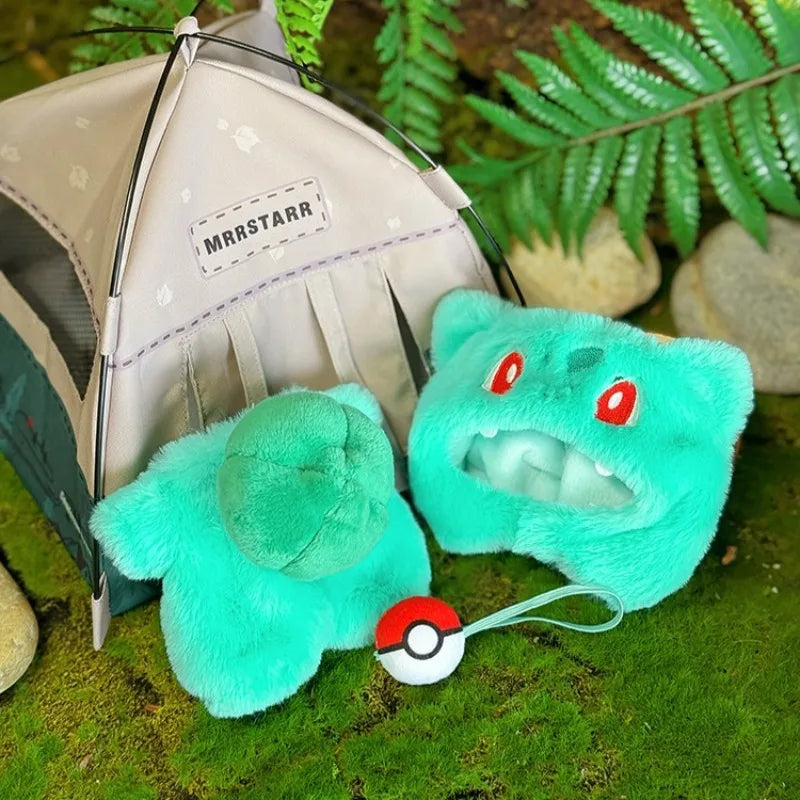Roupas de boneca Kawaii Labubu Desenho animado Charmander Squirtle com mochila