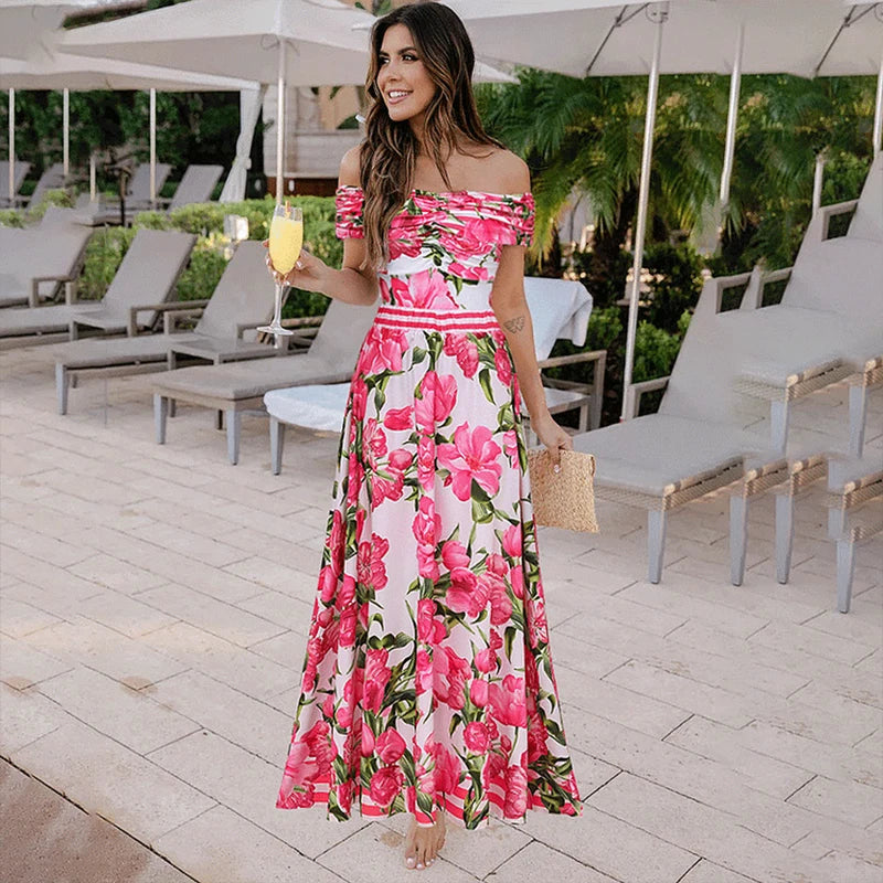 "Women's Floral One-Piece Swimsuit