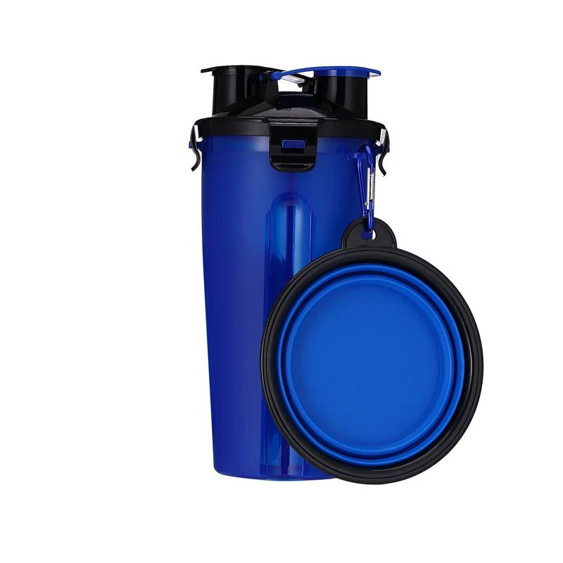 2 IN 1 Dogs Travel Water Bottle: Your Perfect Outdoor Companion!