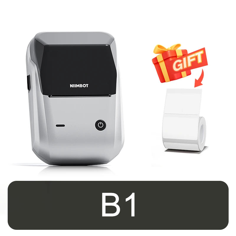 Label Printer Mini Bluetooth Sticker Maker Support Smartphones PC