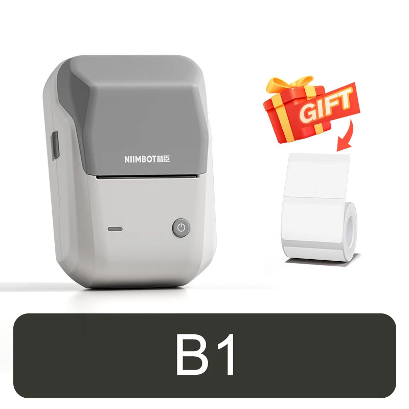 Label Printer Mini Bluetooth Sticker Maker Support Smartphones PC