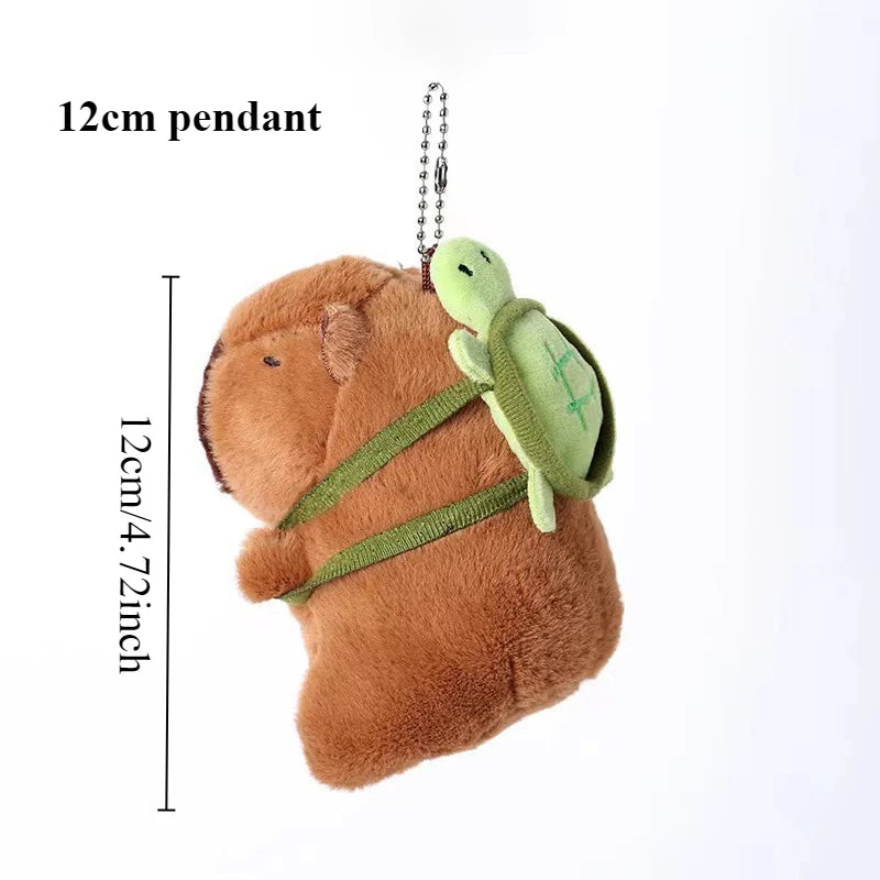 Capybara Plush Backpack Kawaii Fashion Plushie Doll Fur Pendant Children's