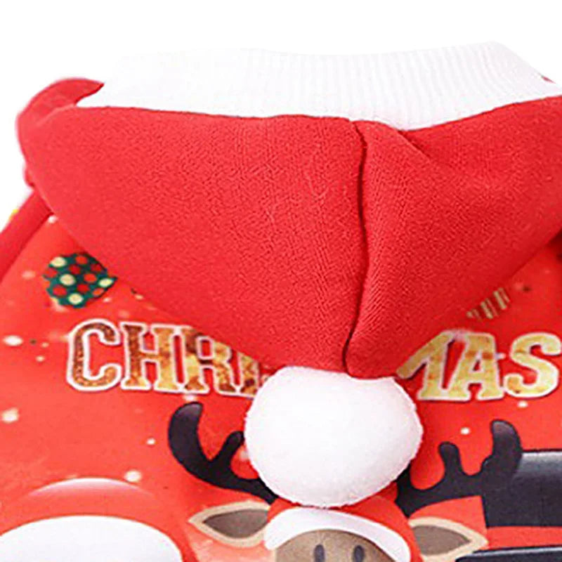Christmas Pet Dog Jumpsuits Winter Warm Xmas Pets Dogs Clothes