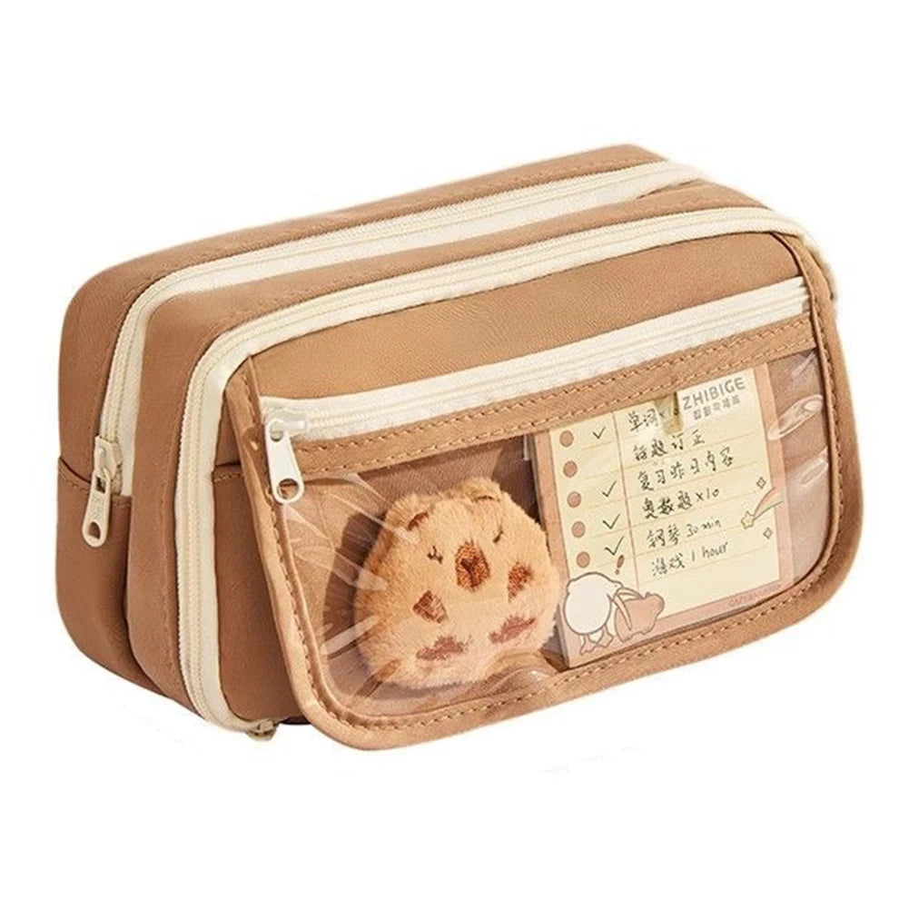 Capybara Backpack for Girls Boys Students Cute Kawaii Large Capacity Bookbag