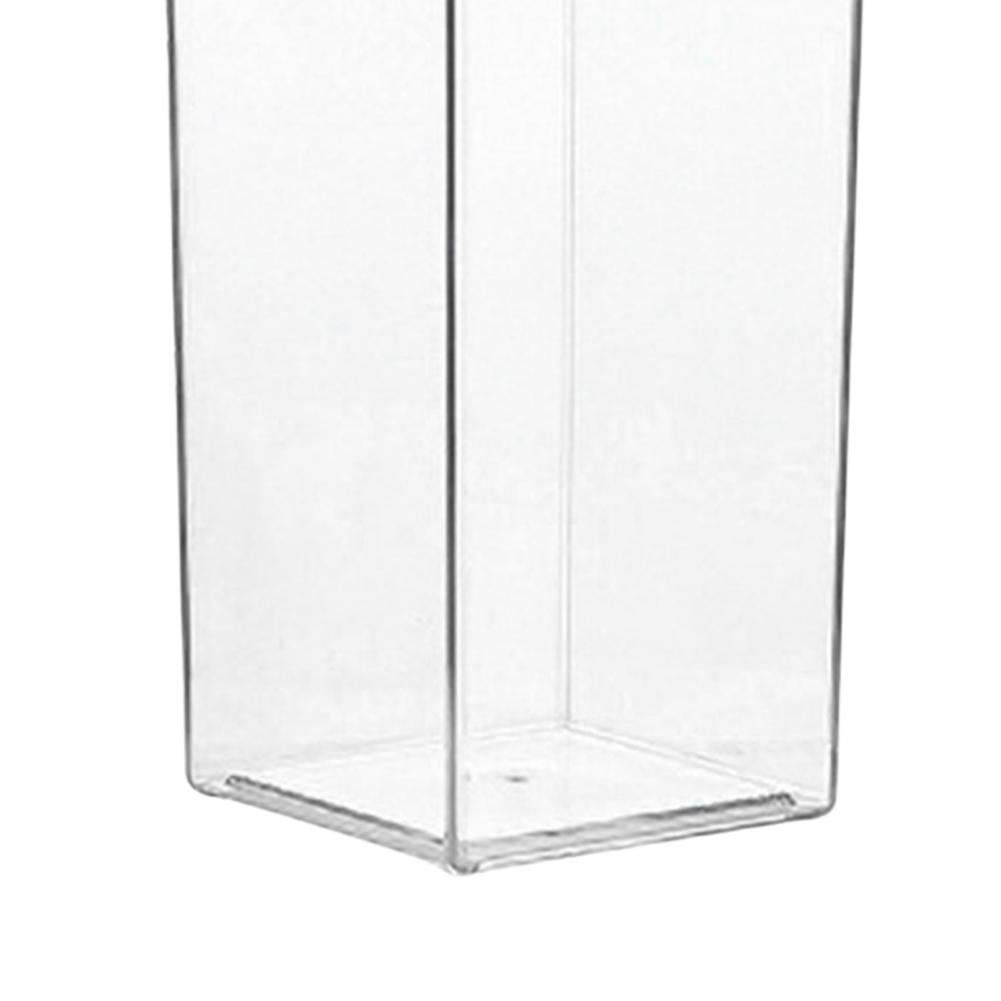 500/1000ml Water Bottle Transparent Large Capacity Square Milk