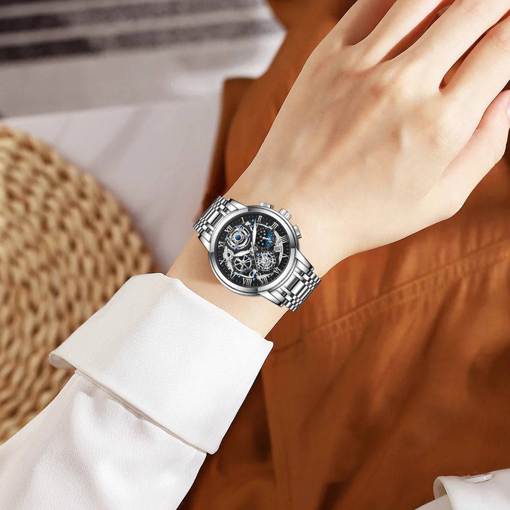 Elevate Your Style with the LIGE Luxury Gold Women’s Watch!