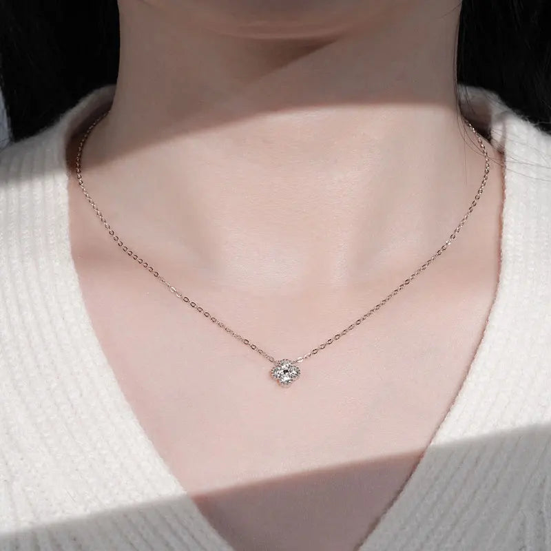 18k Gold Plated 925 Silver 3mm Moissanite Necklace Earrings Bracelet Sets 3 In 1