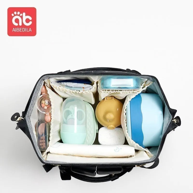 AIBEDILA Mommy Bag Impermeável USB Grande