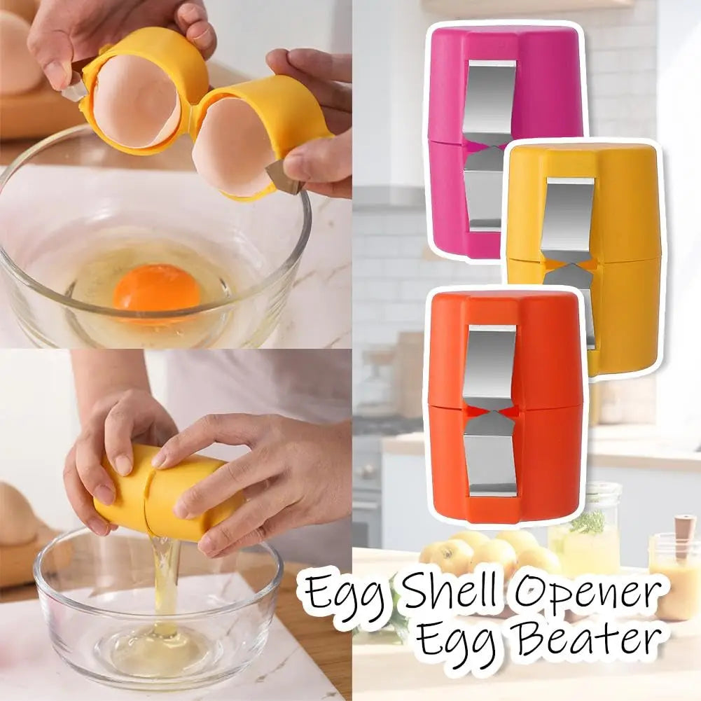 Multifunctional Handheld Egg Cracker
