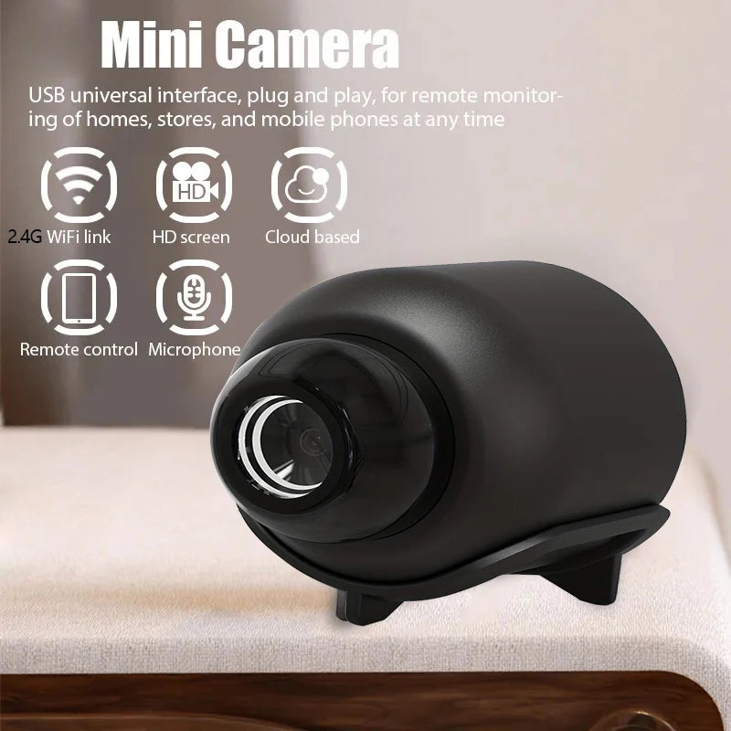 Nueva mini cámara X5 1080P con visión nocturna nítida, ligera, portátil y de primera calidad.