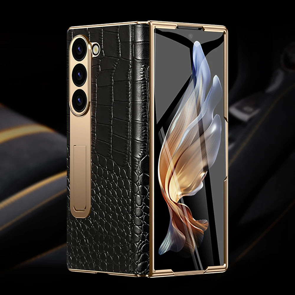 LANGSIDI Leather Case Leather for Samsung Galaxy Z Fold 6 5 4 3