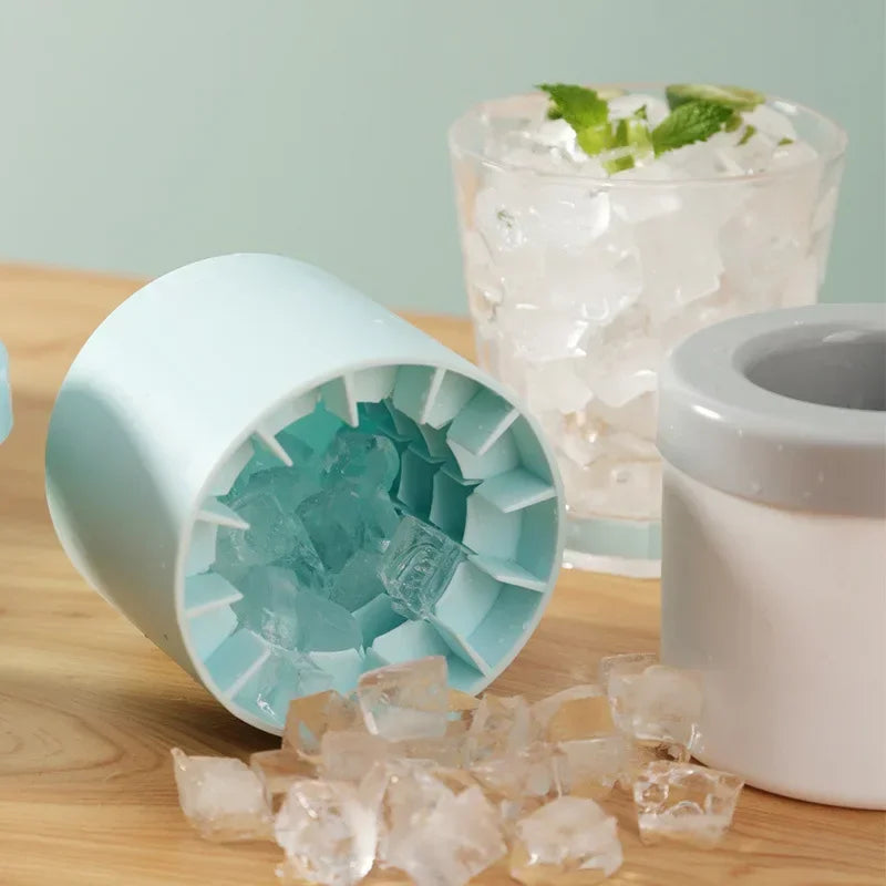 2-in-1 Ice Cube Tray & Ice Bucket