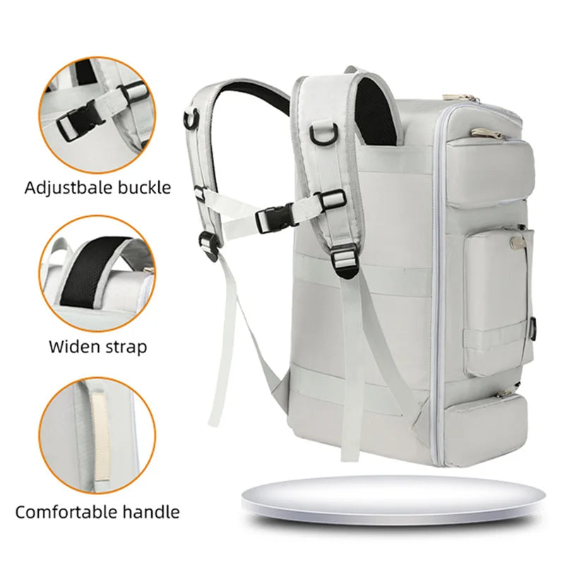 Travel Backpack Business Bag Wet and Dry Separation Shoulder Bags Multi-compartment