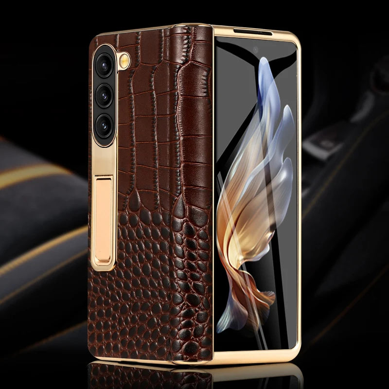 LANGSIDI Leather Case Leather for Samsung Galaxy Z Fold 6 5 4 3