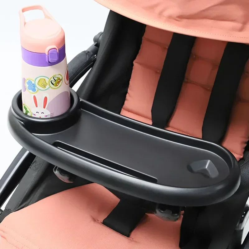 3 In 1 Baby Stroller Dinner Table Tray Phone Stand Plate Accessories Supplies