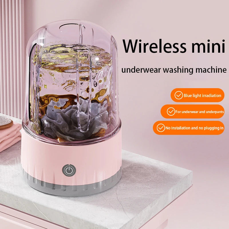Mini Laundry Cup 1L Wireless Portable Underwear&Socks Automatic Washing Machine