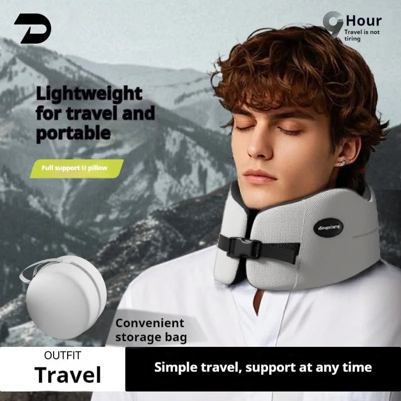 Memory Foam U-shaped Pillow Travel Neck Pillow Soft Comfortable