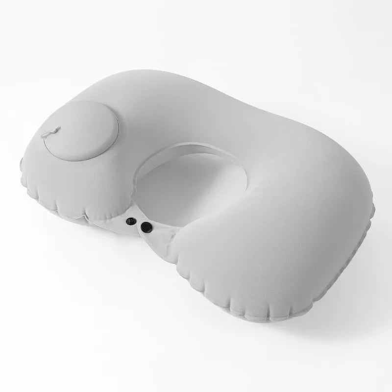 U-shaped Automatic Air Inflatable Pillow Neck Cushion Portable travel