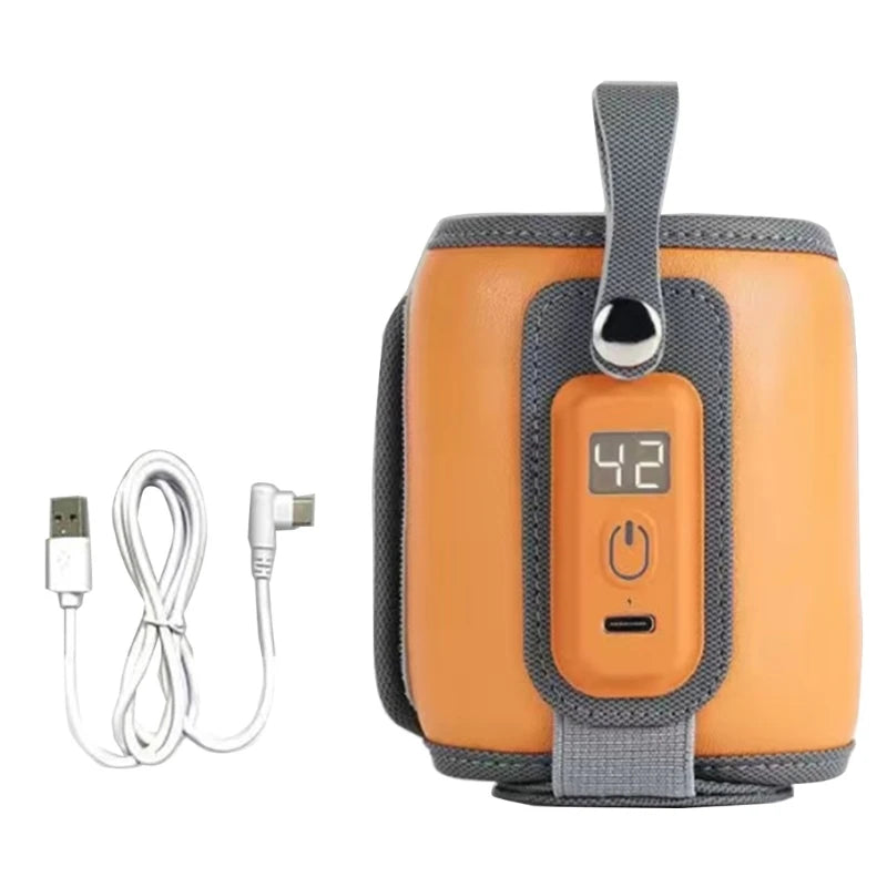 Lightweight Baby Bottle Warmer Bag Portable USB Bottle Warmer 5 Gear