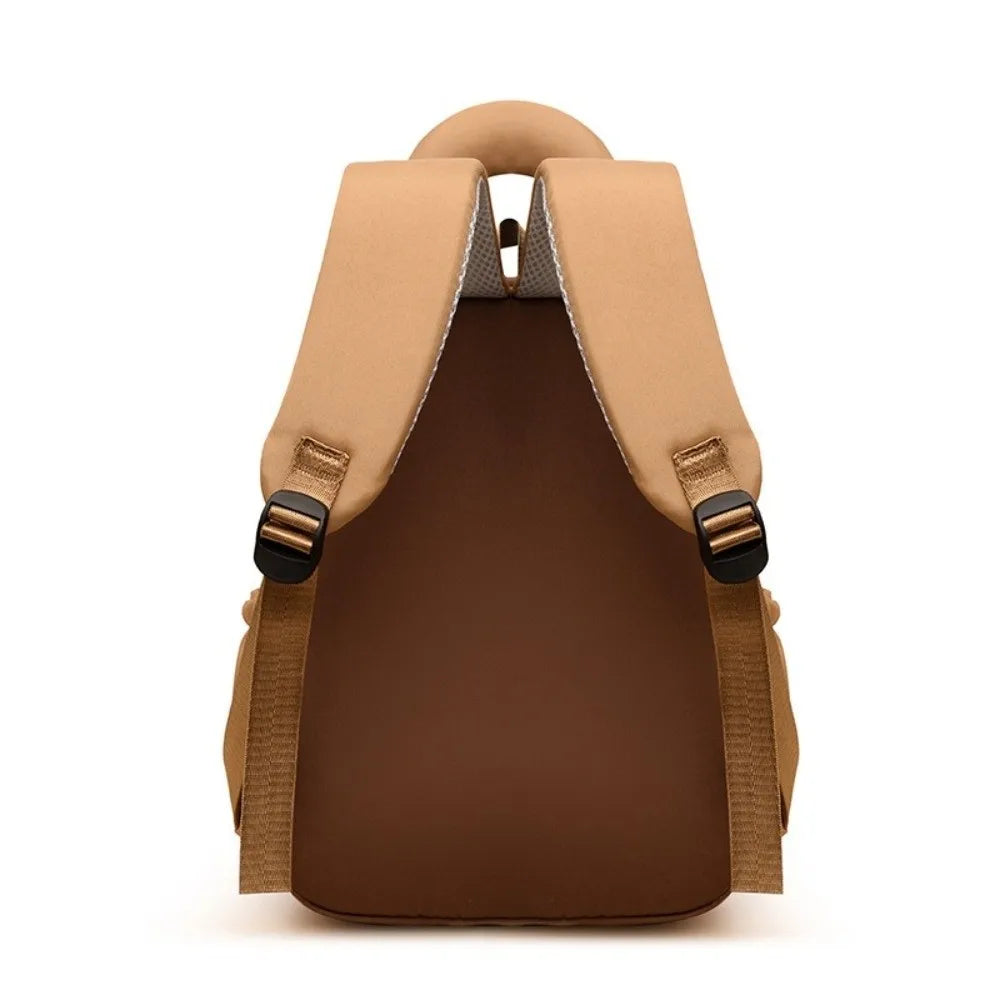 Kawaii Cartoon Capybara Backpack Nylon Lightweight Capybara School Bag Large