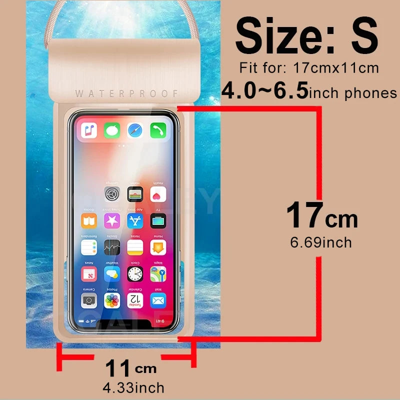 IPX8 Universal Waterproof Bag Cell Phone